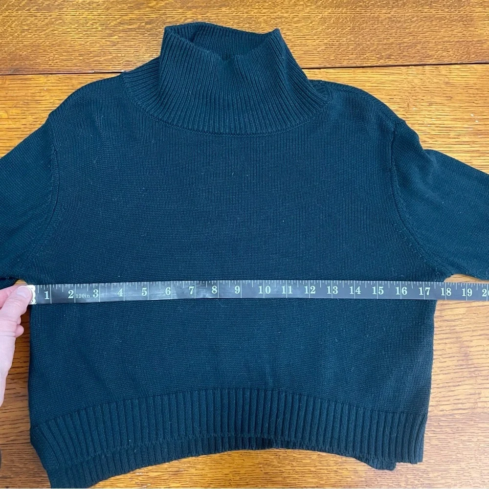 Seraphine‎ Cropped Emerald Green Mockneck Nursing/Maternity Sweater
